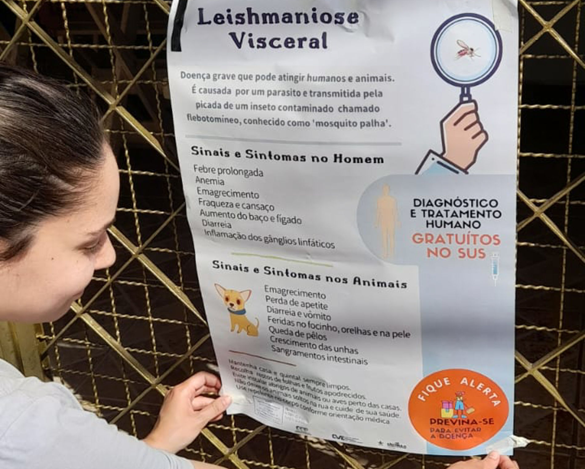 VISAM promove ações na Semana Estadual de Prevenção da Leishmaniose Visceral